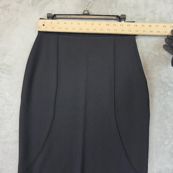The Podolls Skirt Womens Medium Black High Waist Stretch Pencil Classic USA - Picture 3 of 7